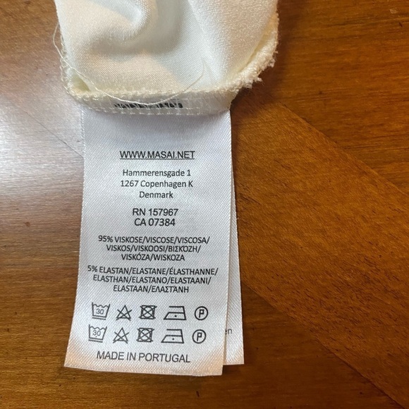 GUC Masai Copenhagen Cream Tank Top Size XL - Picture 5 of 5